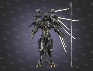 Blender模型—超级战斗型机器人