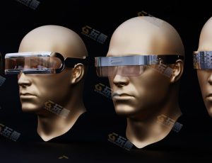 Blender模型—20个科幻眼镜