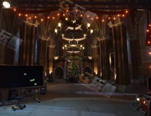 Blender工程源文件—圣诞节礼堂