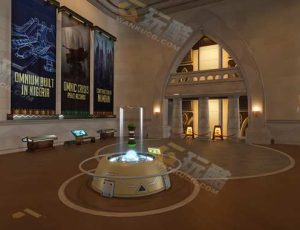 Blender工程源文件—未来科幻大厅