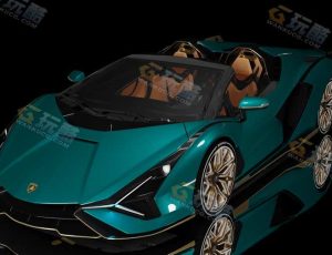 Blender模型—兰博基尼敞篷跑车