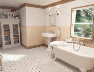 Blender工程源文件—奢华浴室