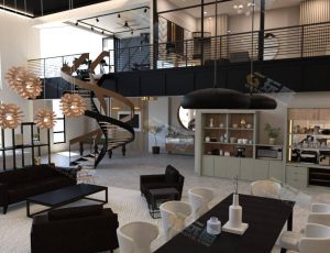 Blender工程源文件—宽敞大公寓