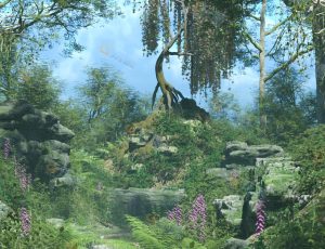 Blender工程源文件—大树林