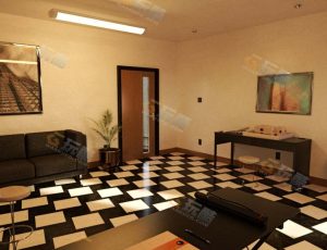 Blender工程源文件—温馨氛围工作室