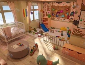 Blender工程源文件—幼儿房间