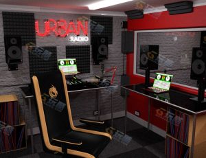 Blender工程源文件—音乐制作室