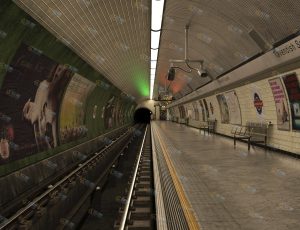 Blender工程源文件—超级地铁站隧道