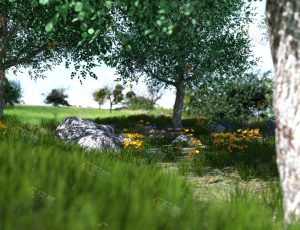 Blender工程源文件—小野树林