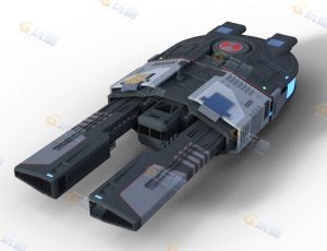 Blender模型—宇宙小战舰