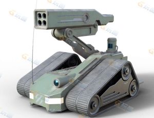 Blender模型—战场探测机器人