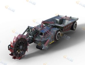 Blender模型—科技武装拖拉机