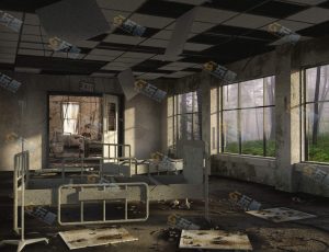 Blender工程源文件—被遗弃的宿舍