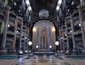 Blender工程源文件—古老宗教科幻仪式之地