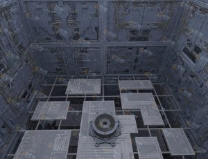 Blender工程源文件—科技封闭密室