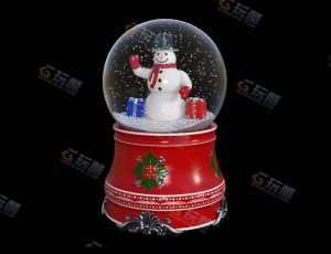 Blender模型—圣诞雪球装饰