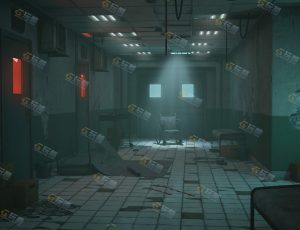 Blender工程源文件—废弃破烂的医院