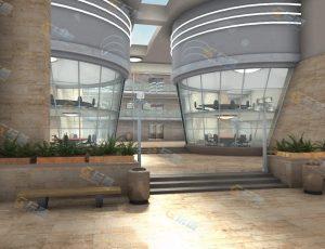 Blender工程源文件—现代大型大厦