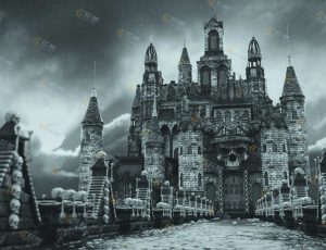 Blender工程源文件—魔鬼城堡