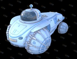 Blender模型—异星压路车