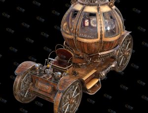 Blender模型—皇室贵族接待车