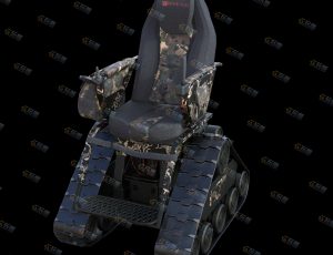 Blender模型—超级科技轮椅车