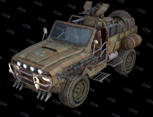 Blender模型—雇佣兵战车