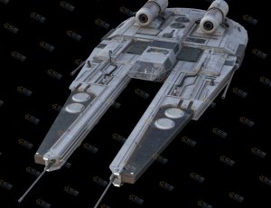Blender模型—科技银河穿梭战舰