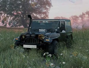 Blender工程源文件—吉普车野外场景