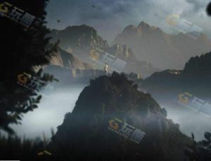 Blender工程源文件—气势大山