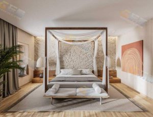 Blender工程源文件—现代大卧室卧房