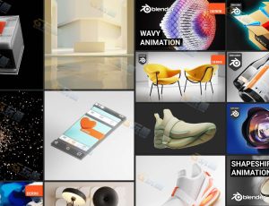 Derek Elliott大佬渲染动画视频教程和资产