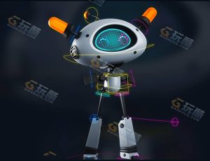 Blender模型—可爱调皮机器人