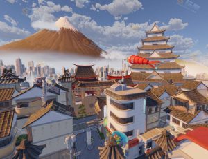 Blender工程源文件—日本大古城