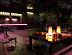 Blender工程源文件—赛博朋克KTV包厢