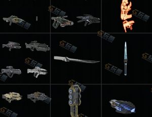 质量效应武器Blender资产库