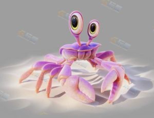 Blender模型—卡通螃蟹