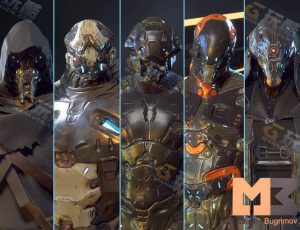 UE5素材—超级未来科幻角色套装1