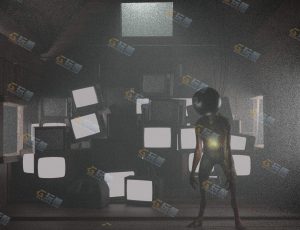 Blender工程源文件—电视堆科技小屋