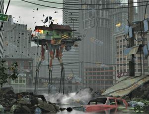 Blender工程源文件—后世界末日废墟