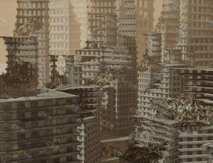 Blender工程源文件—战争后的废墟