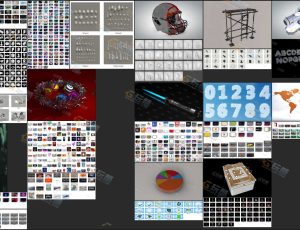 节日动画其他C4D工程模型库