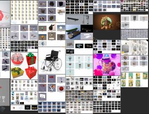 商业生活用品C4D工程模型库
