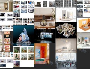 室内家居公共C4D工程模型库