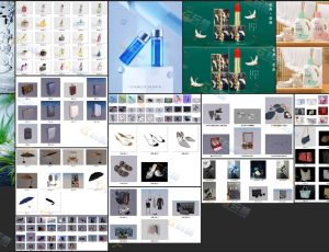 衣服鞋帽洗护C4D工程模型库