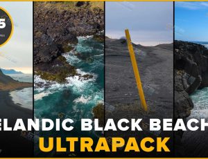 545+冰岛黑沙滩图片包