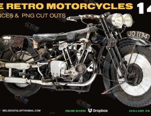 140+复古摩托车图片包