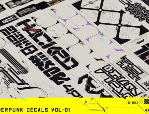 247+赛博朋克贴花