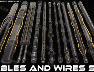 电缆和电线组Blender资产库