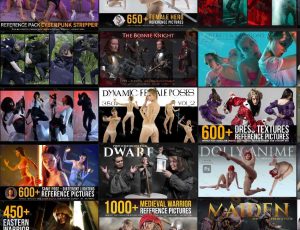 模特姿势参考图片包合集V1